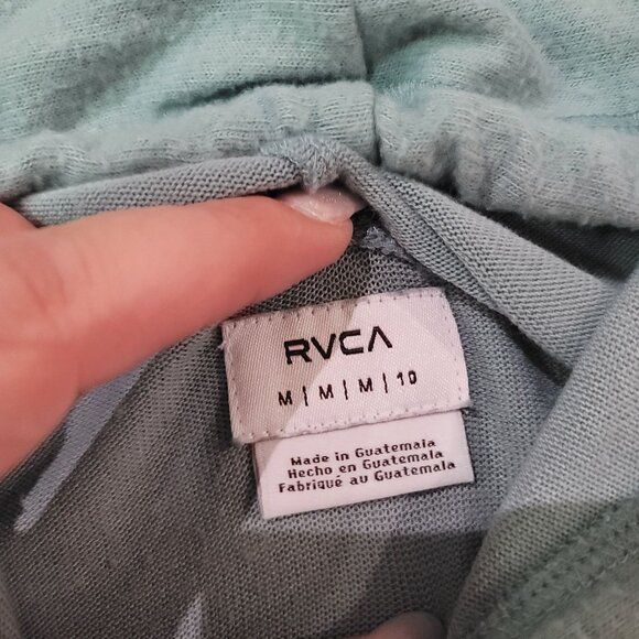 RVCA Women's Pullover Hoodie Light Blue super soft Size Medium - Picture 4 of 4